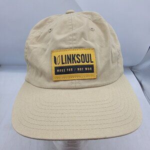 Linksoul Adults Beige Baseball Hat Cap Adjustable Casual Outdoors Comfort